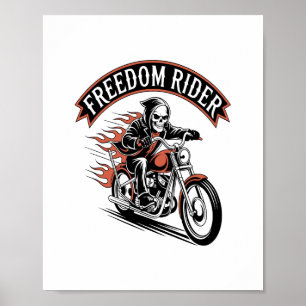 Affiche FreeDom Rider Biker