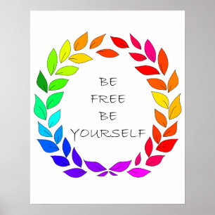 Affiche Freedom to be yourself