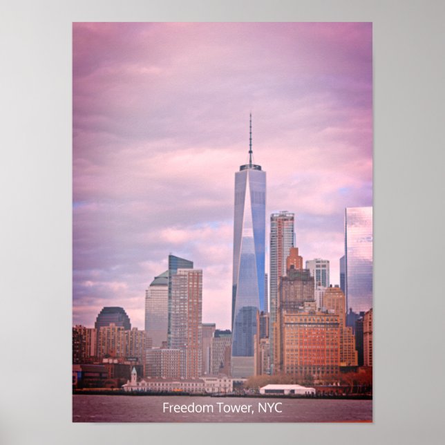 Affiche Freedom Tower Manhattan New York City (Devant)
