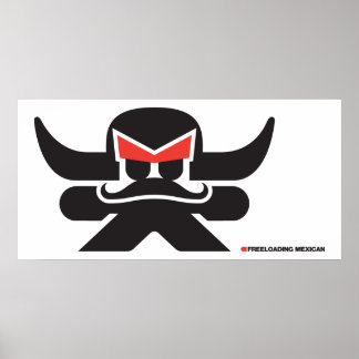 Affiche Freelodge mexicain - noir