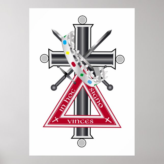 Affiche Freemasonic cross (Devant)