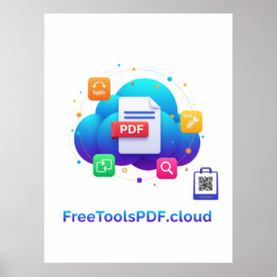 Affiche FreeToolsPDF – Un pouvoir numérique amusant sur vo