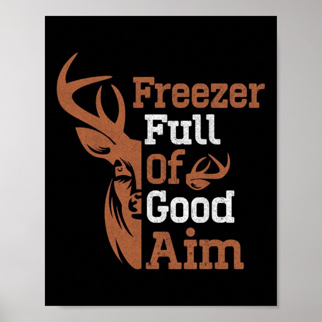 Affiche Freezer Plein De Bon Objectif Chasse Saison Amusan (Devant)