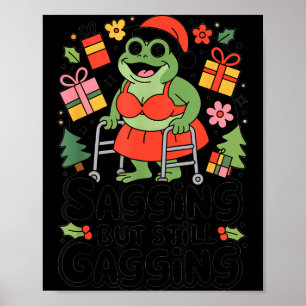 Affiche Frelon de Noël drôle qui tombe mais toujours hilar