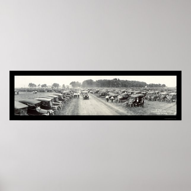 Affiche Fremont, NE Auto Show Photo 1916 (Devant)