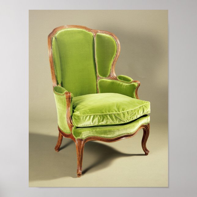 Affiche French bergere chair, ch.1725 (Devant)