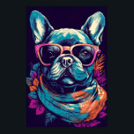 Affiche French Bulldog Funny Art Pop Moderne<br><div class="desc">Voici Modern Funny French Bulldog Poster - l'ajout parfait à tout amoureux des chiens à la maison ou au bureau! Cette affiche est un mélange charmant de design contemporain et d'humour qui égaye tout espace. L'affiche présente une représentation moderne et minimaliste d'un Bulldog français, avec une touche humoristique qui vous...</div>