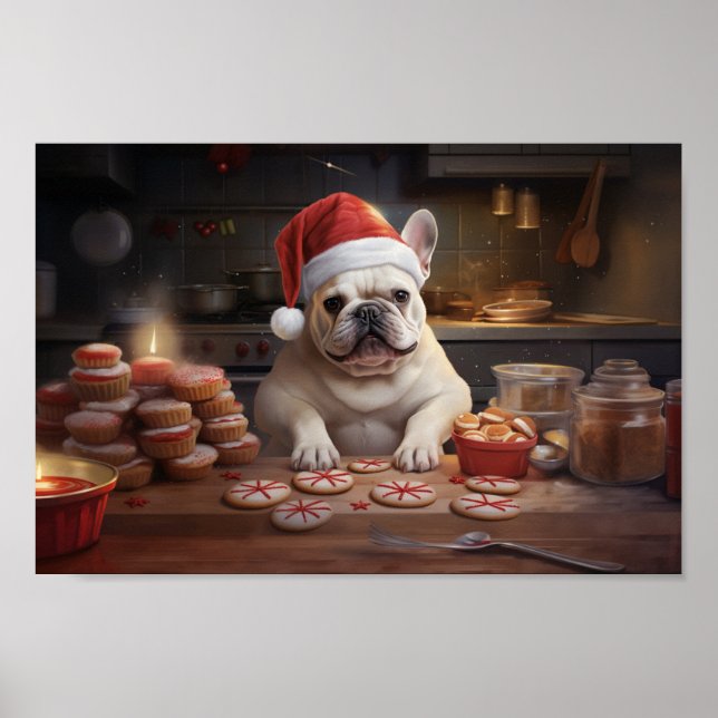 Affiche French Christmas Cookies Festive Holiday (Devant)
