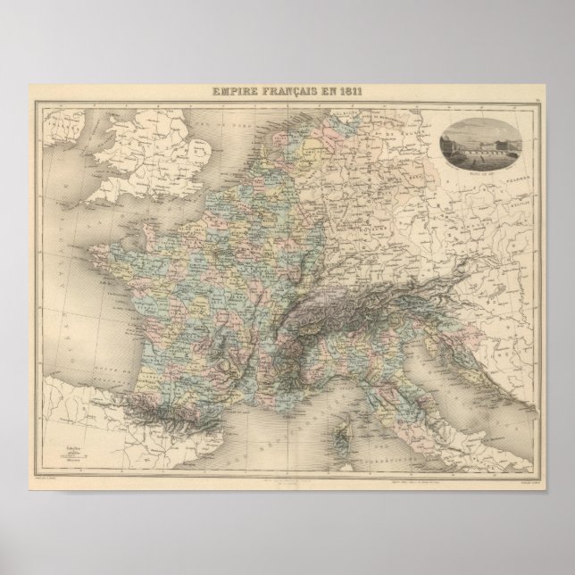 Affiche French Empire in 1811 (Devant)