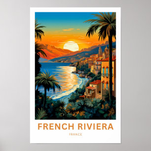 Affiche French Riviera France Imprimer