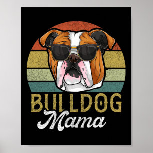 Affiche Frenchie Bulldog Mama Chien Maman