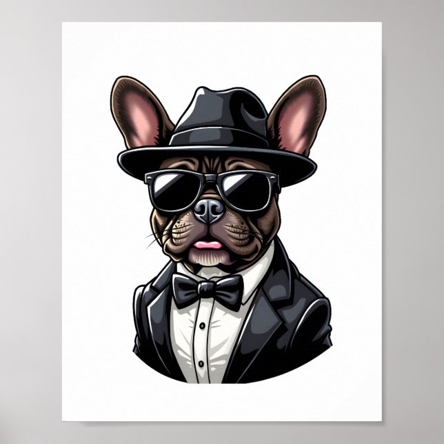 Affiche Frenchie The Gangster (Devant)