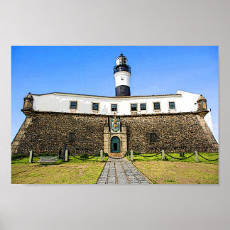 Affiche FRENTE DO FAROL DA BARRA - Salvador Ba