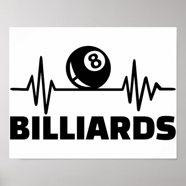 Affiche Fréquence de billard (Devant)