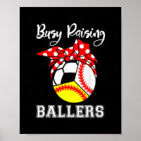 Fréquente Raising Ballers Funny Baseball Softball
