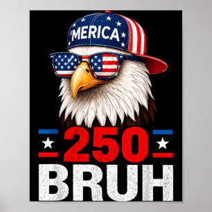 Affiche Frère 250 Ans Usa Garçons Enfants 250 Ans 4 Juille