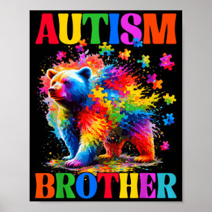 Affiche Frère autiste journée de sensibilisation à l'autis
