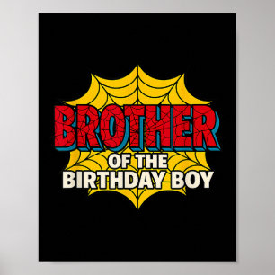 Affiche Frère cadet du garçon qui fête son anniversaire Th
