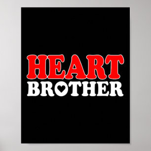 Affiche Frère Chd Warrior Maladie cardiaque congénitale Br