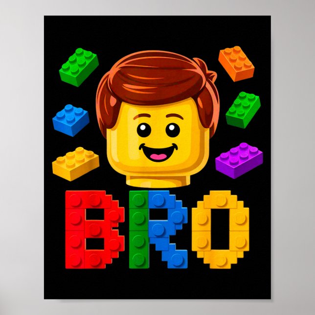 Affiche Frère de famille maître constructeur bâtiment briq (Devant)