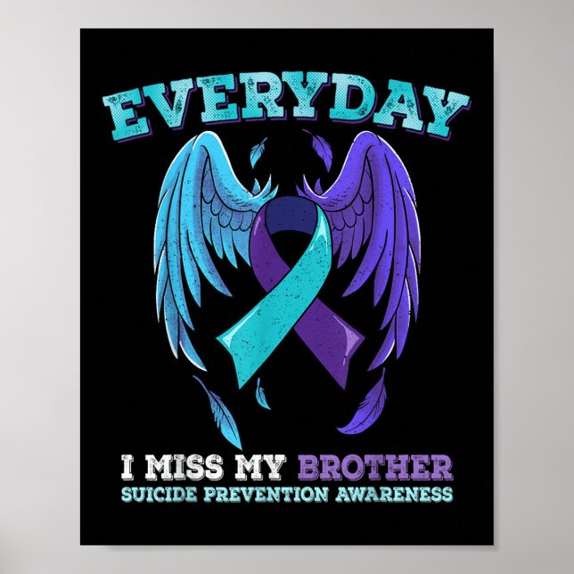 Affiche Frère de sensibilisation à la prévention du suicid (Devant)