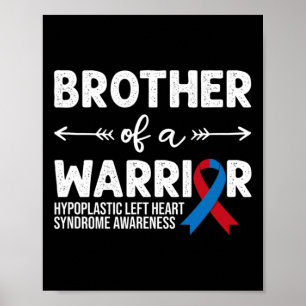 Affiche Frère D'Un Syndrome De Guerrier Sensibilisation