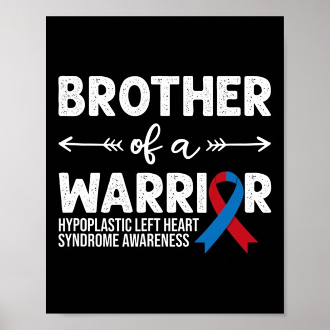 Affiche Frère D'Un Syndrome De Guerrier Sensibilisation (Devant)