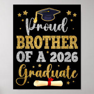 Affiche Frère fier d'un grand frère diplômé en 2026