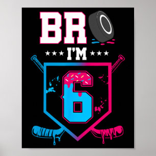 Affiche Frère, j'ai 6 ans Glace de hockey qui coule 6e ann