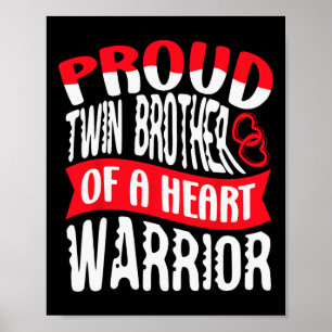 Affiche Frère jumeau d'un guerrier du coeur Maladie cardia