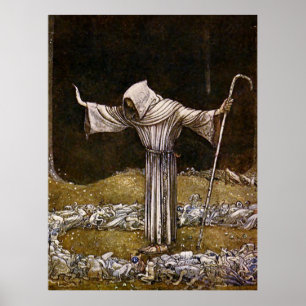 Affiche “Frère Martin” Aquarelle de John Bauer