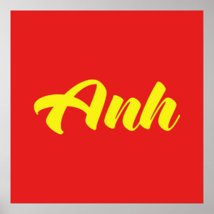 Affiche Frère vietnamien - Anh ~ Langue Tiếng Việt