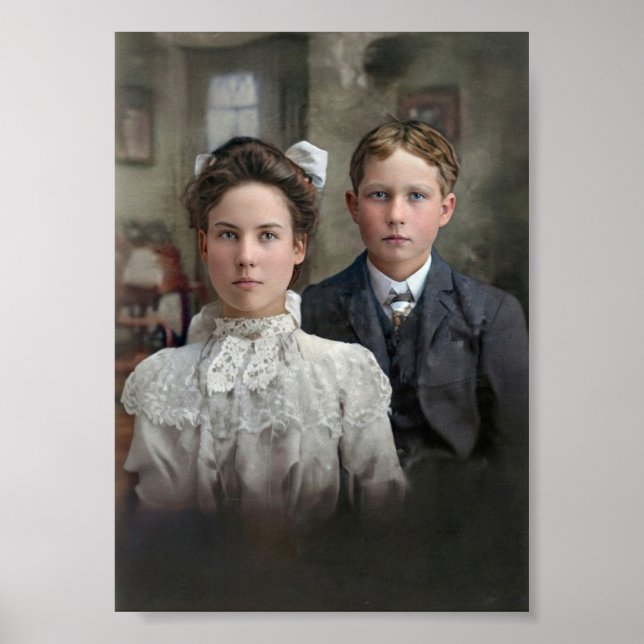 Affiche Frères et sœurs de l'ère édouardienne (Devant)