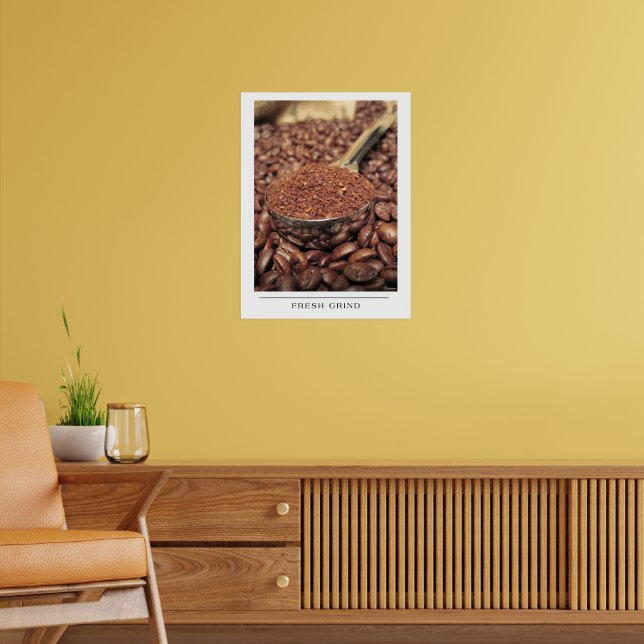 Affiche Fresh Grind - Envoi d'art de café (Salon 2)