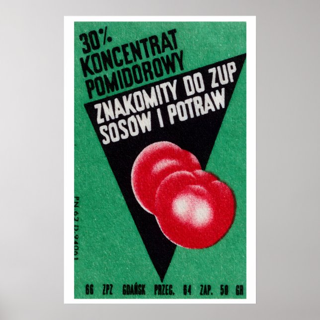 Affiche Fresh Tomatoes - Matchbox Print - Czech Wall Art (Devant)