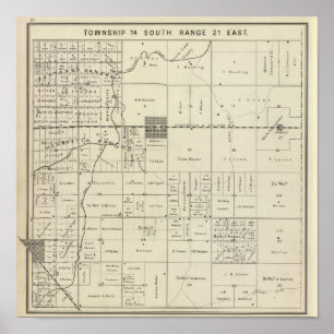 Affiche Fresno County, Californie 13