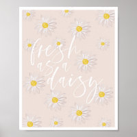Fresque comme une marguerite plusieurs marguerites