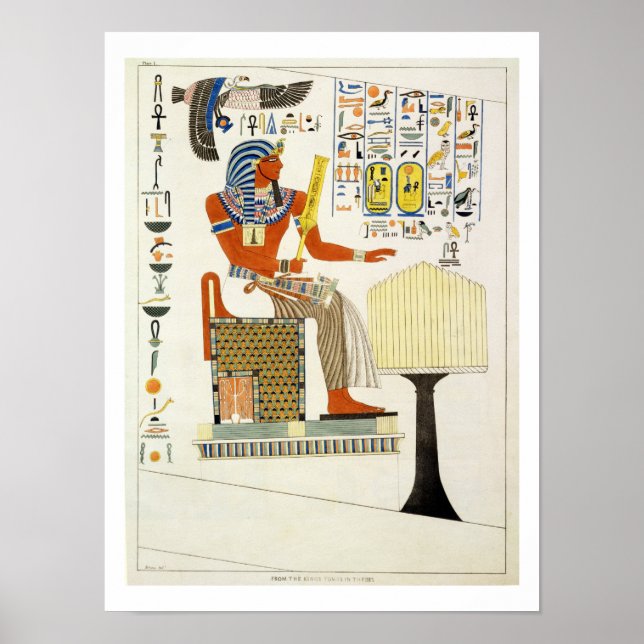 Affiche Fresque des tombes des rois de Thèbes, disco (Devant)