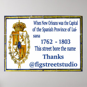 Affiche Fresque espagnole personnalisée