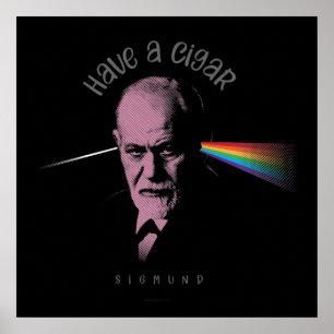 Affiche Freud Rose (Avoir Un Cigar)