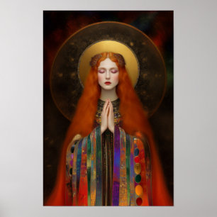 Affiche Freyja Déesse de la Magie de l'Amour et de la Beau
