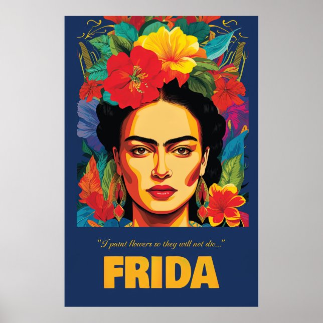 Affiche Frida Kahlo, (Devant)