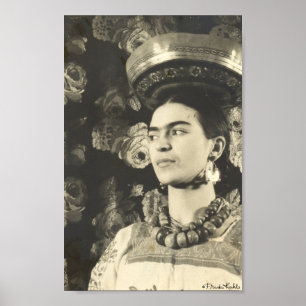 Affiche Frida Kahlo con Charola Original
