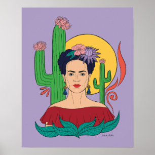 Affiche Frida Kahlo Desert Graphic