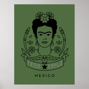 Affiche Frida Kahlo Héroïne