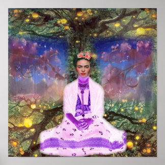 Affiche Frida Kahlo - hommage