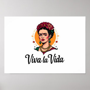Affiche Frida Kahlo Viva la Vida