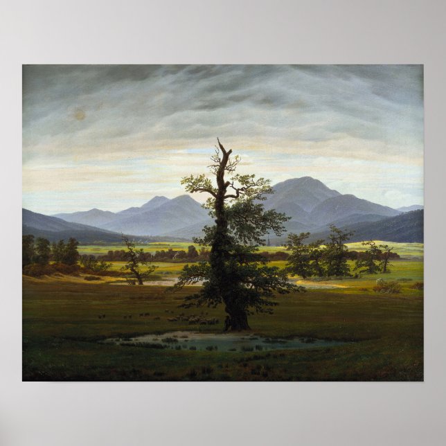 Affiche Friedrich - Arbre Lonely (Devant)