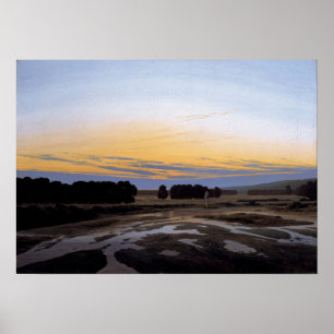 Affiche Friedrich - Grosse Gehege Près De Dresde