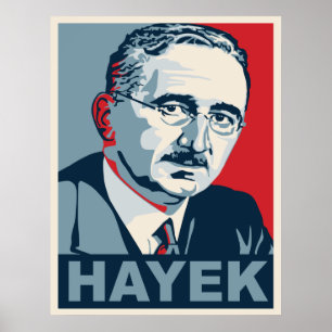 Affiche Friedrich Hayek